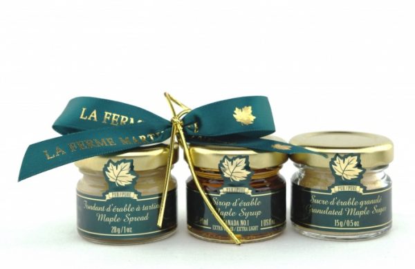 TRIO MIGNONS clásico de maple, 3 tarros de vidrio-Regalo-Therma