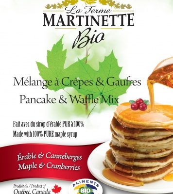 ORGANICA Harina para hot-cakes maple-cranberry ( con arandanos) 250g