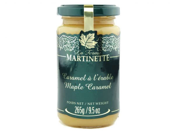 Caramelo de maple, tarro de vidrio de 265g/ 9.5 oz