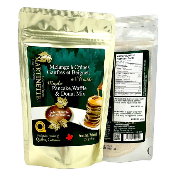 Harina para hot-cakes, maple-canela 250g