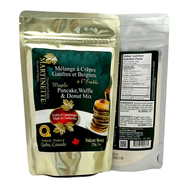 Harina para hot-cakes, maple-cranberry (con arandanos) 250g