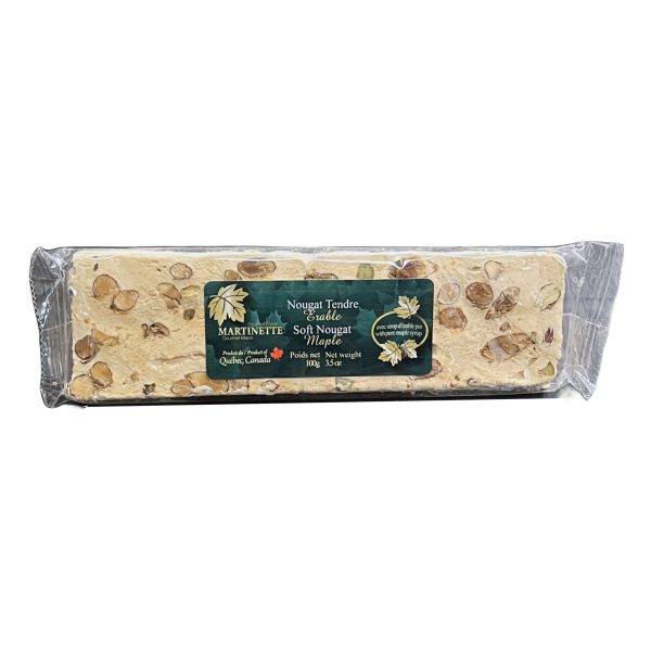 Maple blando Turrón 100g-bar