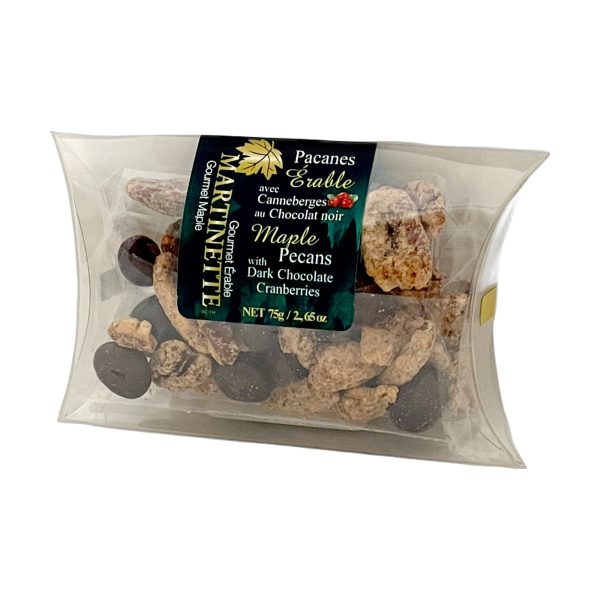 Nueces de Maple y Arándanos Chocolate Negro 75g