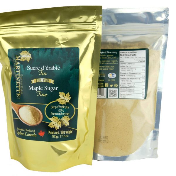 Azúcar de maple granulado 500g FINO