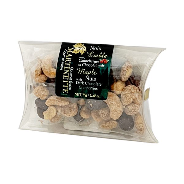 Nueces de Maple y Arándanos Chocolate Negro 75g