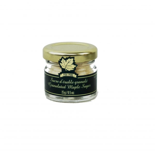 Azúcar de maple puro granulado FINO 15g