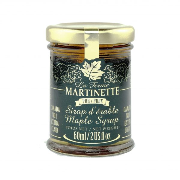 Jarabe de maple puro CANADÁ A-Dorado, sabor delicado, frasco de 60 ml