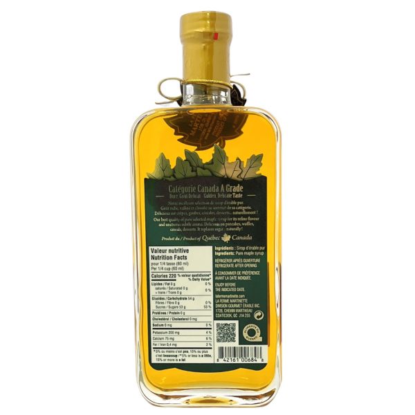 Hoja de maple de 500 ml-8.5 US Fl.oz Canada A- Jarabe puro de maple Reserva - Imagen 2