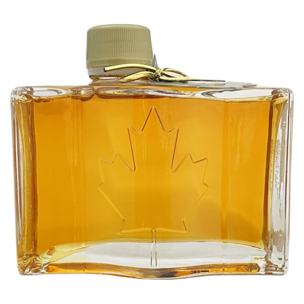 Jarabe de maple puro – Dorado, sabor delicado, 250 ml, bandera de Canadá